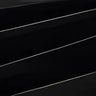 Sleek black piano keyboard with glossy keys next to Cozy Charcoal Gray Wearable Blanket Hoodie