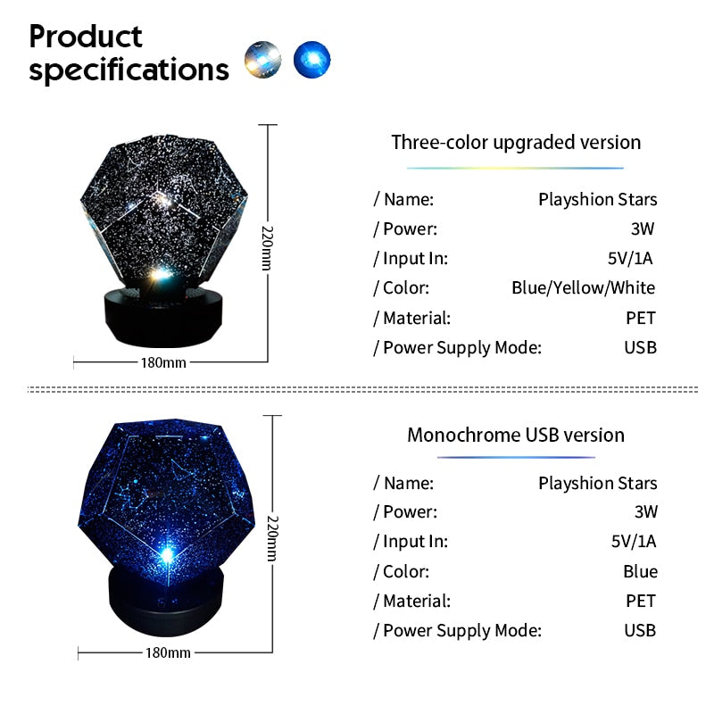 LED Star Projector Lamp