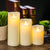 3 pcs Flameless Candles Real Flame Effect with Remote Control - HOMAURA® 