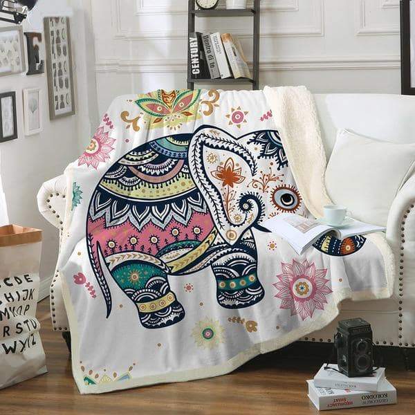 Super Soft Baby Elephant Fluffy Fleece Blanket