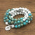 Mala Beads Bracelet Howlite - Spiritual Jewelry