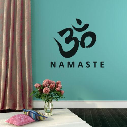Namaste OM Wall Art Vinyl Decal Sticker