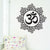 Wall Art Wall Sticker Decal Namaste Quote Vinyl Sticker with Om Mandala