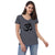 Om Printed Women’s V-neck T-shirt