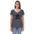 Om Printed Women’s V-neck T-shirt